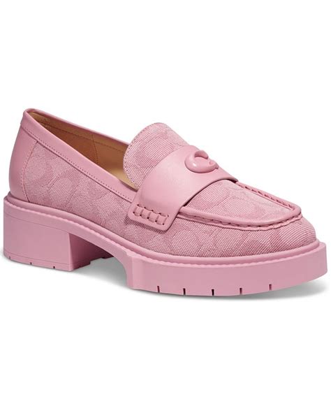 coach women's loafers clearance